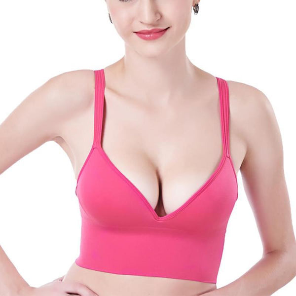 Super push-up sports bra - Pink - Ladies
